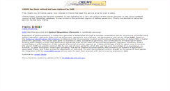 Desktop Screenshot of creme.dcode.org
