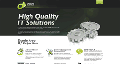 Desktop Screenshot of dcode.eu